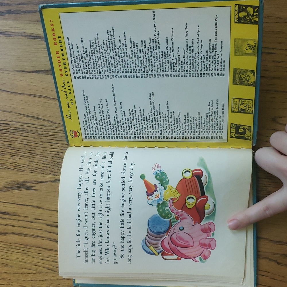 Vintage 50s The Too Little Fire Engine Hardcover Children's Book - Picture 7 of 8